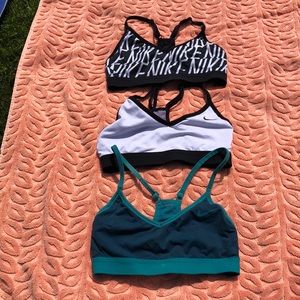 3 Nike Jog Bras